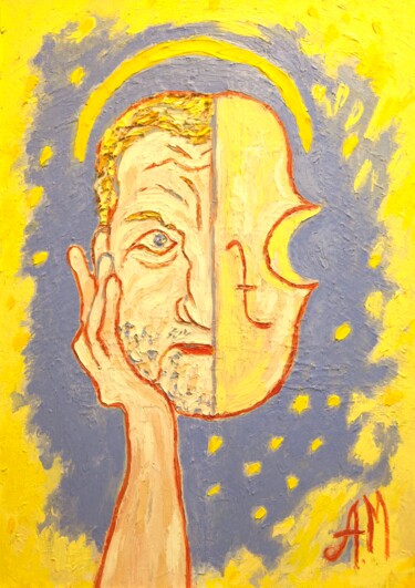 Картина под названием "Alex and lemons" - Anna Makarova, Подлинное произведение искусства, Масло