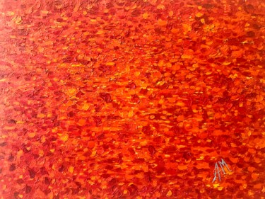 Картина под названием "Red Infinity. The W…" - Anna Makarova, Подлинное произведение искусства, Масло