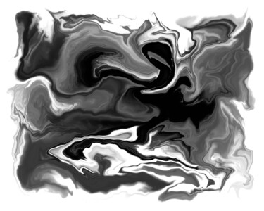 Digital Arts titled "Stylish black and w…" by Anna Merkusheva, Original Artwork, 2D Digital Work