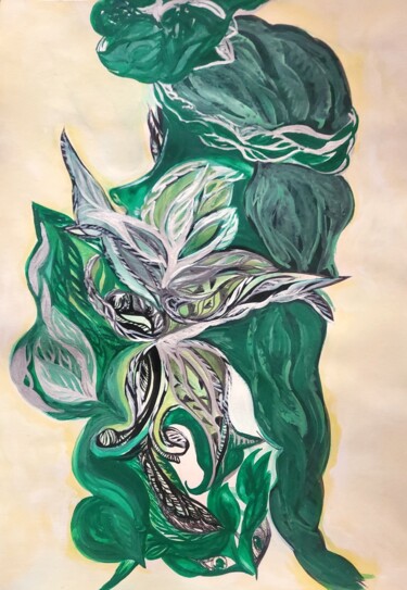 Peinture intitulée "Надежда" par Anna Mytavska (Cabrerra), Œuvre d'art originale, Acrylique