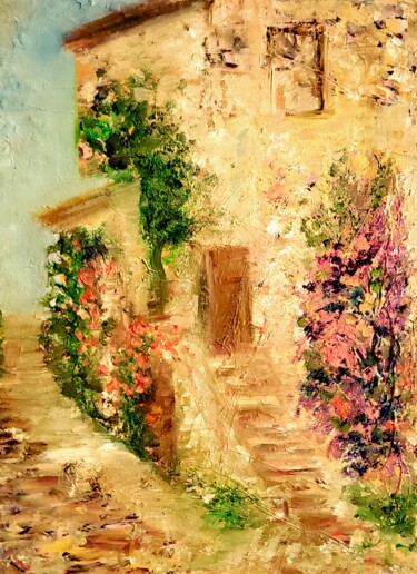 Painting titled "Спомен от миналото" by Anna Mytavska (Cabrerra), Original Artwork, Oil