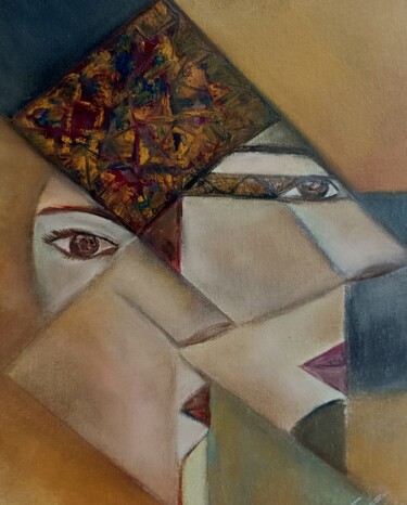 Картина под названием "Една посока" - Anna Mytavska (Cabrerra), Подлинное произведение искусства, Масло