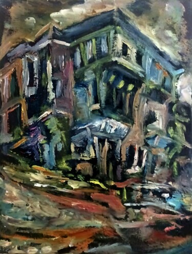 Картина под названием "Ламартинова къща" - Anna Mytavska (Cabrerra), Подлинное произведение искусства, Масло