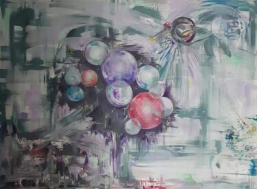 Malerei mit dem Titel "Space" von Anna Oleinik (Anarta), Original-Kunstwerk, Acryl