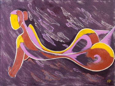 Картина под названием "Nude" - Anna Ovsiankina, Подлинное произведение искусства, Масло