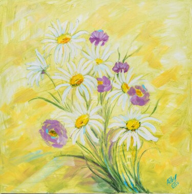 Painting titled "Breath of summer" by Anna Ovsiankina, Original Artwork, Oil