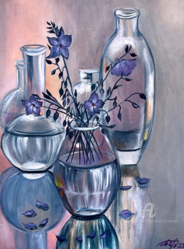 Pintura titulada "Field’s flowers" por Anna Pavlovich-Naneva, Obra de arte original, Oleo Montado en Bastidor de camilla de…