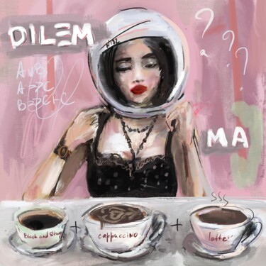 Digital Arts titled "Dilemma" by Anna Polani, Original Artwork, Digital Painting