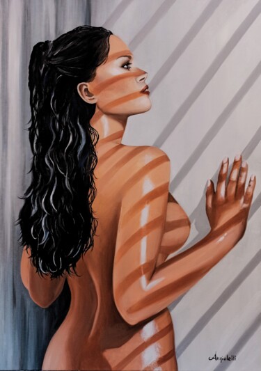 Pintura titulada "La luce del mattino" por Anna Rita Angiolelli, Obra de arte original, Oleo Montado en Bastidor de camilla…