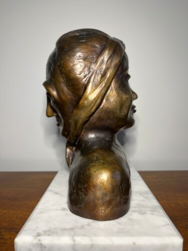 Sculpture titled "“L’Age d’Or et la J…" by Anna-Rita Torelli, Original Artwork, Bronze
