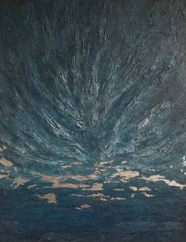 Peinture intitulée "Перед рассветом" par Anna Roi, Œuvre d'art originale, Acrylique