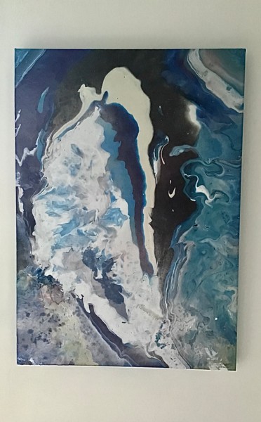 Peinture intitulée "Ocean  vines" par Anna Samagina, Œuvre d'art originale, Acrylique