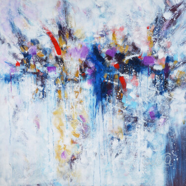 Картина под названием "Emphasis" - Anna Selina, Подлинное произведение искусства, Акрил Установлен на Деревянная рама для но…