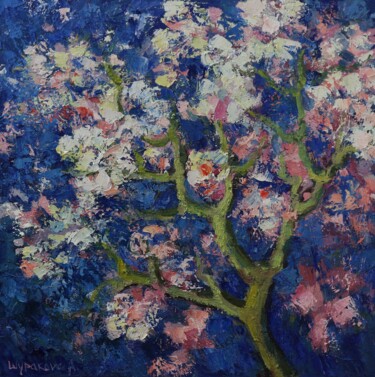 绘画 标题为“Cherry blossoms” 由Anna Shurakova, 原创艺术品, 油