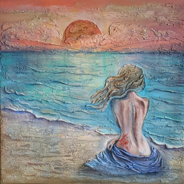 Awaiting Картина под названием "Awaiting" - Anna Shuvaeva, Подлинное произведение искусства, Акрил Установлен на Подрамник