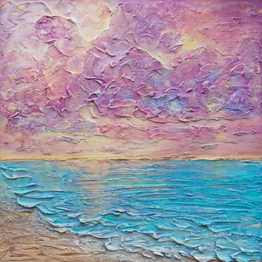 Pittura intitolato "Bathing in the Cloud" da Anna Shuvaeva, Opera d'arte originale, Acrilico Montato su Telaio per barella i…
