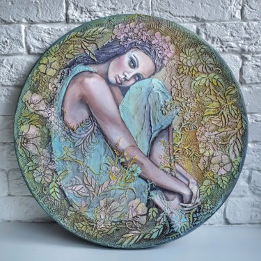 Spring Картина под названием "Spring" - Anna Shuvaeva, Подлинное произведение искусства, Акрил Установлен на Подрамник