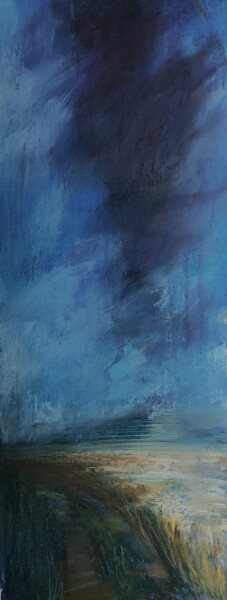 Рисунок под названием "Дождь" - Anna Shwed, Подлинное произведение искусства, Пастель