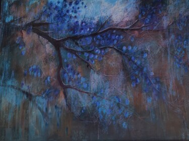 Рисунок под названием "Терновник. Заморозк…" - Anna Shwed, Подлинное произведение искусства, Пастель