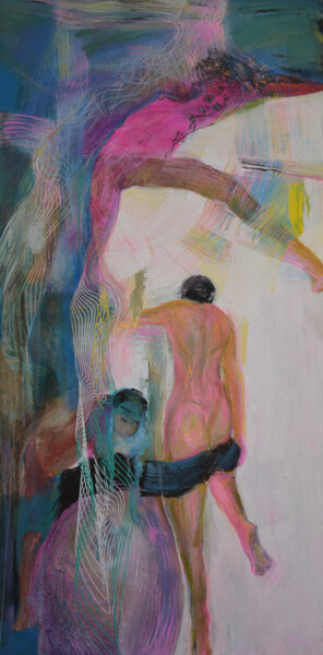 Pittura intitolato "The search for the…" da Anna Skorko, Opera d'arte originale, Acrilico