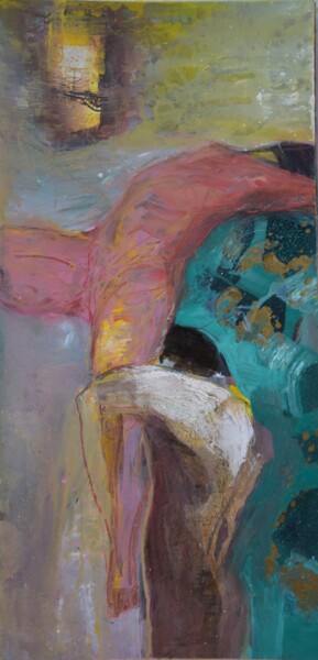 Картина под названием "Я у твоих ног" - Anna Skorko, Подлинное произведение искусства, Акрил