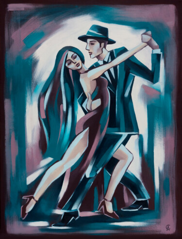 Peinture intitulée "Dance.Tango artwork…" par Anna Startseva, Œuvre d'art originale, Huile