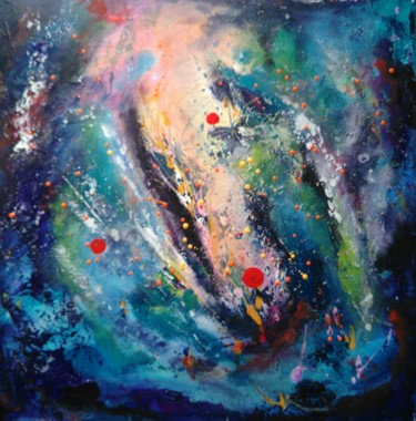 Malerei mit dem Titel "Jazz Painting "Joy"" von Anna Tabor, Original-Kunstwerk, Acryl