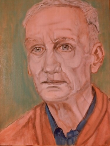 Pintura titulada "Father" por Anna Teluk-Lenkiewicz, Obra de arte original, Acrílico Montado en Bastidor de camilla de madera