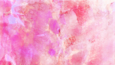 Arte digital titulada "Pink foggy landscape" por Anna Vaasi, Obra de arte original, Trabajo Digital 2D