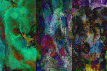 Digitale Kunst mit dem Titel "Trilogy. Acid emoti…" von Anna Vaasi, Original-Kunstwerk, Digitale Malerei