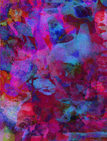 Цифровое искусство под названием "Velvet lilac. Purpl…" - Anna Vaasi, Подлинное произведение искусства, Цифровая живопись