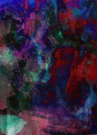 Цифровое искусство под названием "Twilight spirits in…" - Anna Vaasi, Подлинное произведение искусства, Цифровая живопись