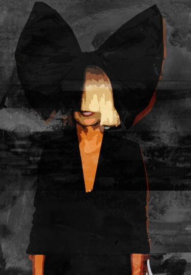 Digital Arts με τίτλο "Sia portrait" από Anna Vaasi, Αυθεντικά έργα τέχνης, 2D ψηφιακή εργασία