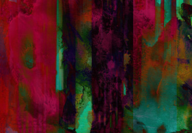 Digital Arts titled "Magenta twilight in…" by Anna Vaasi, Original Artwork, Digital Painting