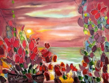 Painting titled "tableau 303" by Anna Watel, Original Artwork