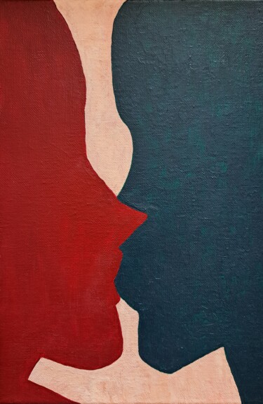 Painting titled "Velvet" by Anna Werth, Original Artwork, Acrylic