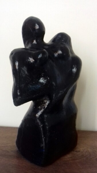 Sculpture titled "woman figure 3" by Anna Bonanno, Original Artwork, Clay