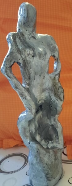 Sculpture titled "woman figure 4" by Anna Bonanno, Original Artwork, Clay