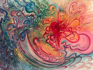 Malerei mit dem Titel "Beginning" von Anna Belinskaya, Original-Kunstwerk, Öl