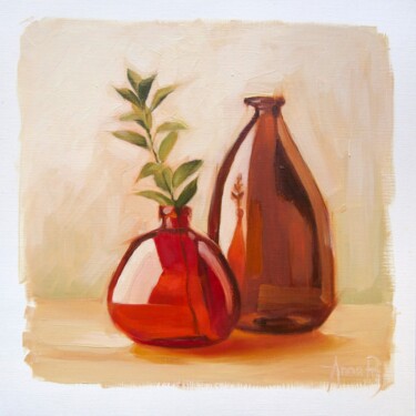 Painting titled "ORIGINAL OIL PAINTI…" by Anna Bernadskaya, Original Artwork, Oil