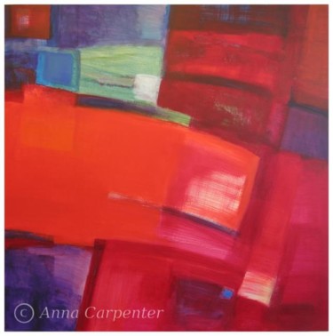 Malarstwo zatytułowany „Temptations: ANGER” autorstwa Anna Carpenter, Oryginalna praca, Olej