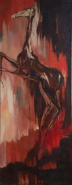 Painting titled "horse" by Anna Kawka, Original Artwork, Other
