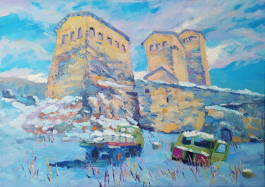 Painting titled "The abode of old le…" by Anna Dolganova, Original Artwork, Oil
