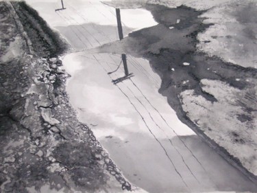 Drawing titled "Rua J.M.E., II" by Ana Eliza Souza, Original Artwork, Other