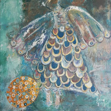 Ruhanilik Tablo, akrilik, soyut sanat, sanat eseri Anna Grazi tarafından