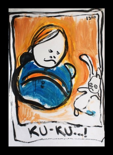 Painting titled "Ku-Ku..." by Anna Hakopian, Original Artwork