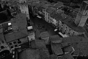Fotografie getiteld "San Gimignano from…" door Annalisa Manzini (Lisa77photos), Origineel Kunstwerk, Digitale fotografie