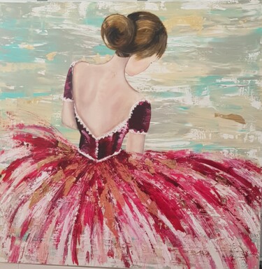 Peinture intitulée "Ballerina" par Annamaria La Rocca, Œuvre d'art originale, Huile Monté sur Châssis en bois