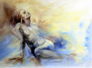 Peinture intitulée "Sognando il sole" par Annamaria Maremmi, Œuvre d'art originale, Huile