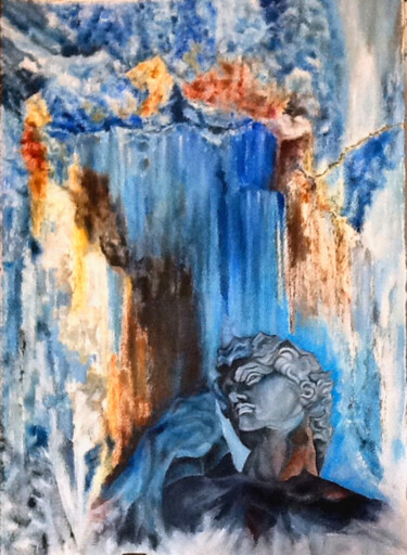Peinture intitulée "Cave di Michelangelo" par Annamaria Maremmi, Œuvre d'art originale, Huile